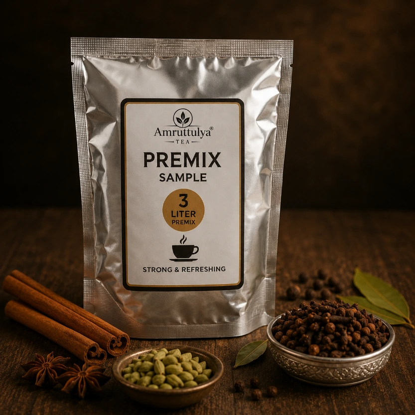 Amruttulya® Premix Sample (Sugar Premix, Blend Dust, Ginger Flavour)